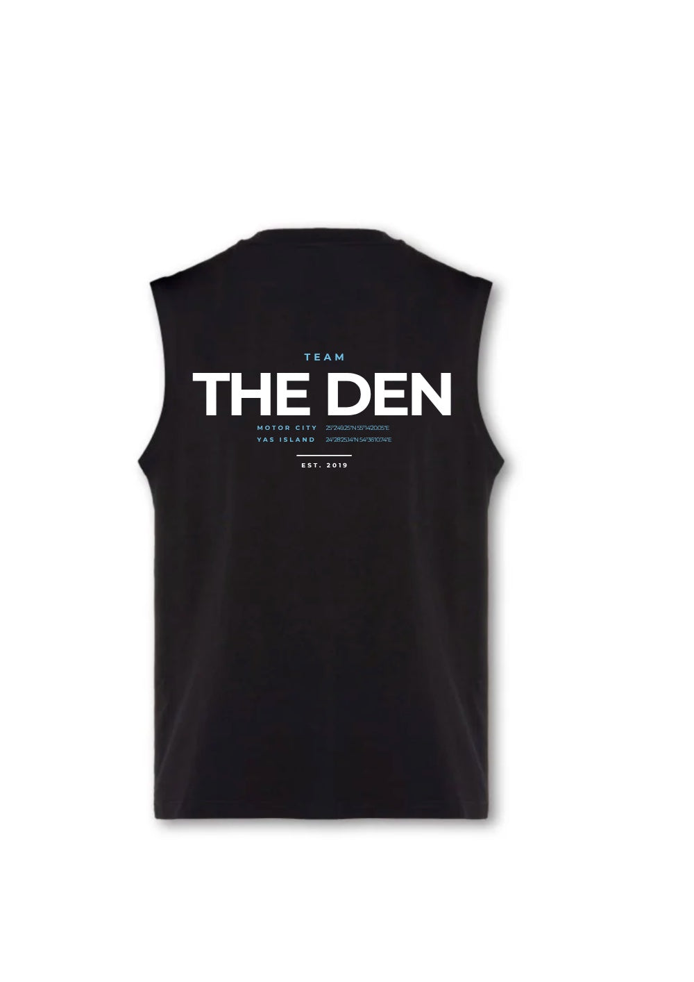 Team The Den tank back