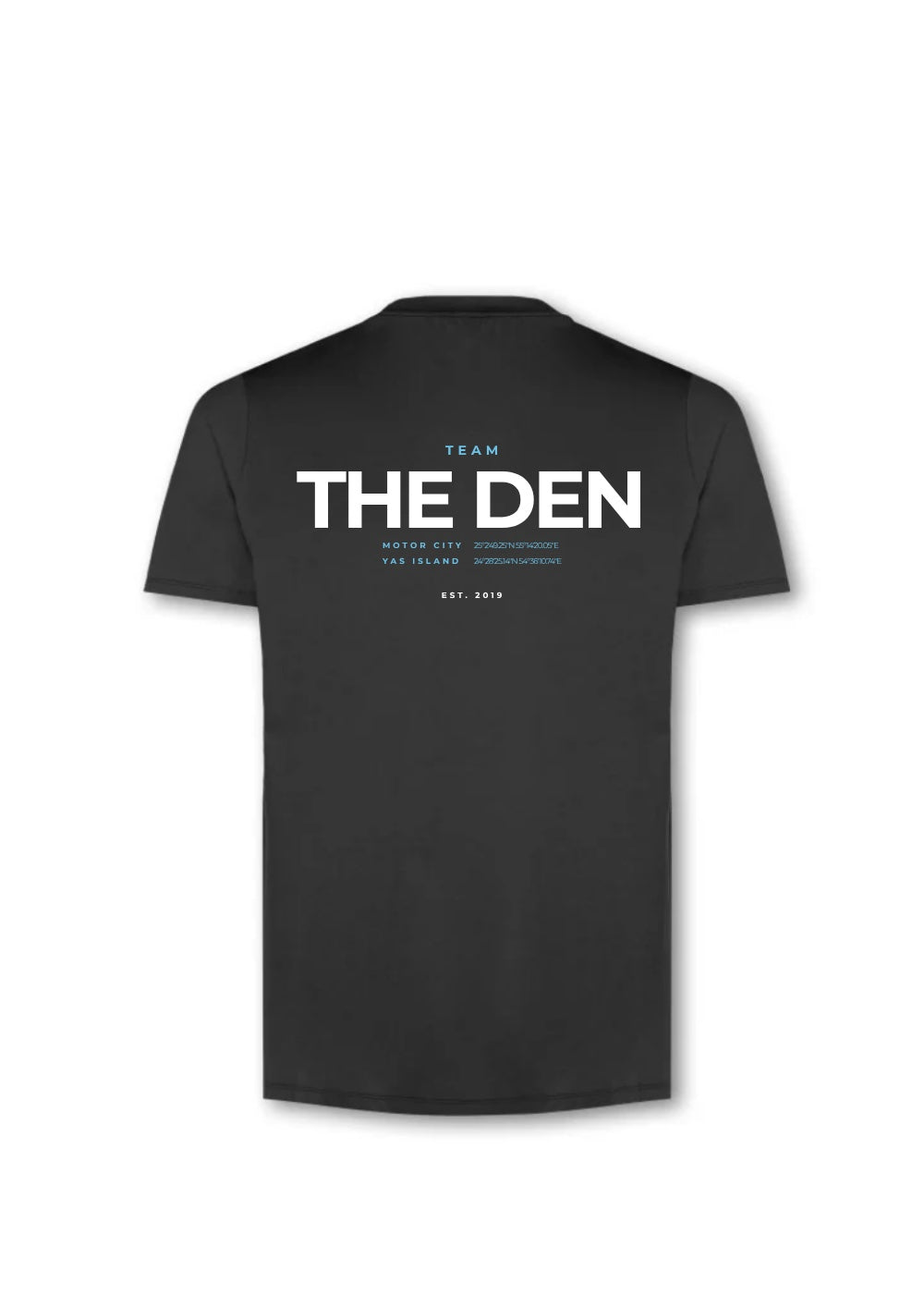 Team The Den tee back
